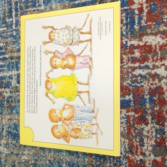 Scholastic 5 Little Monkeys 5 Little Sharks Paperback Book Set of 2 - Picture 4 of 8